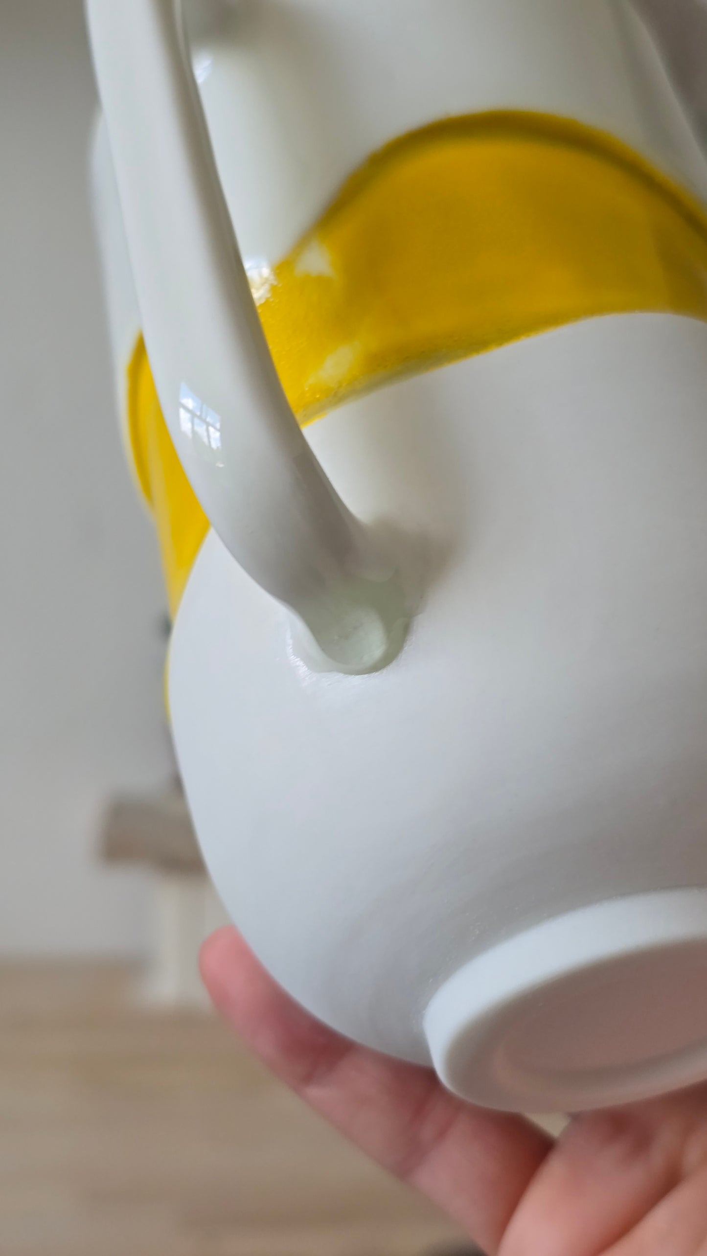 Grand mug Wavy jaune