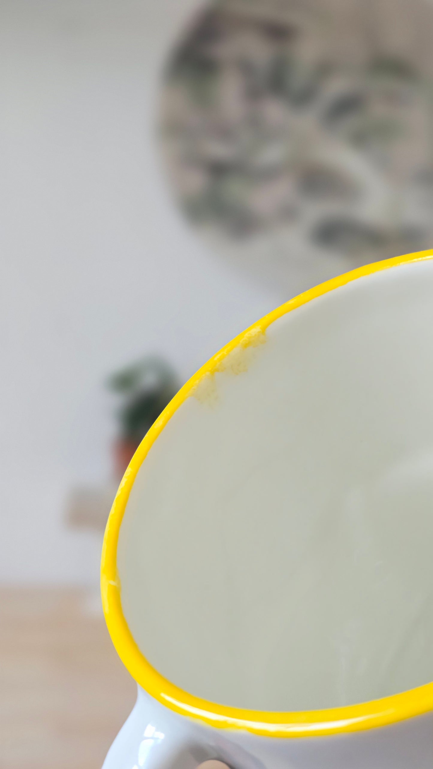 Grand mug Wavy jaune