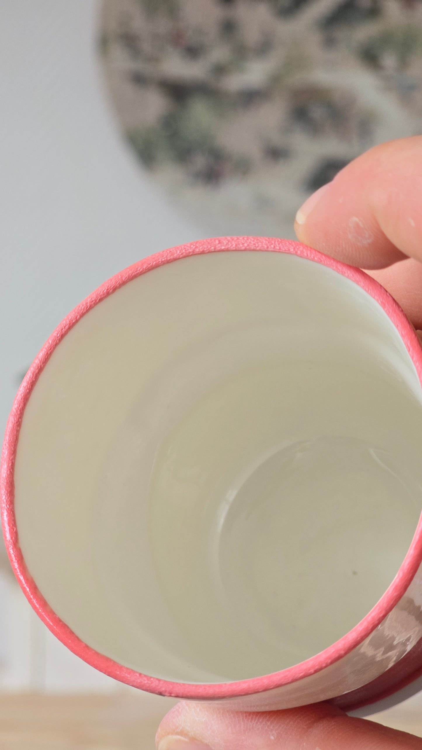 Tasse expresso Wavy rose