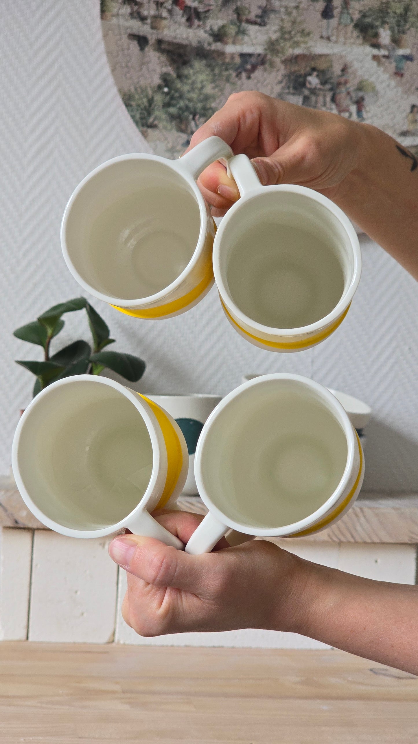 Mug Wavy jaune