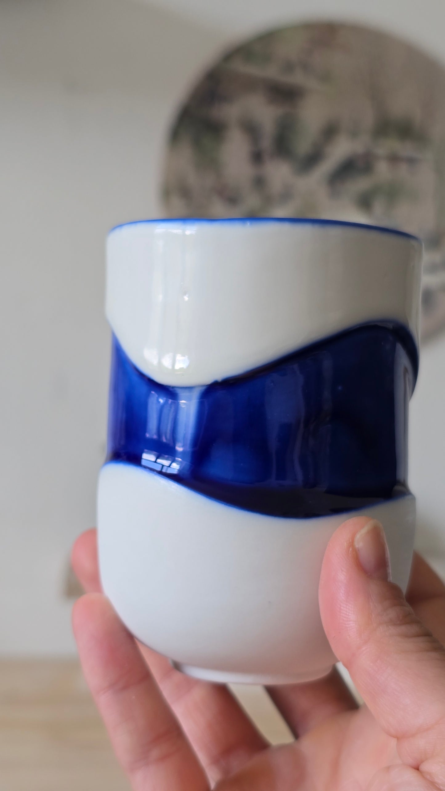 Gobelet Wavy bleu