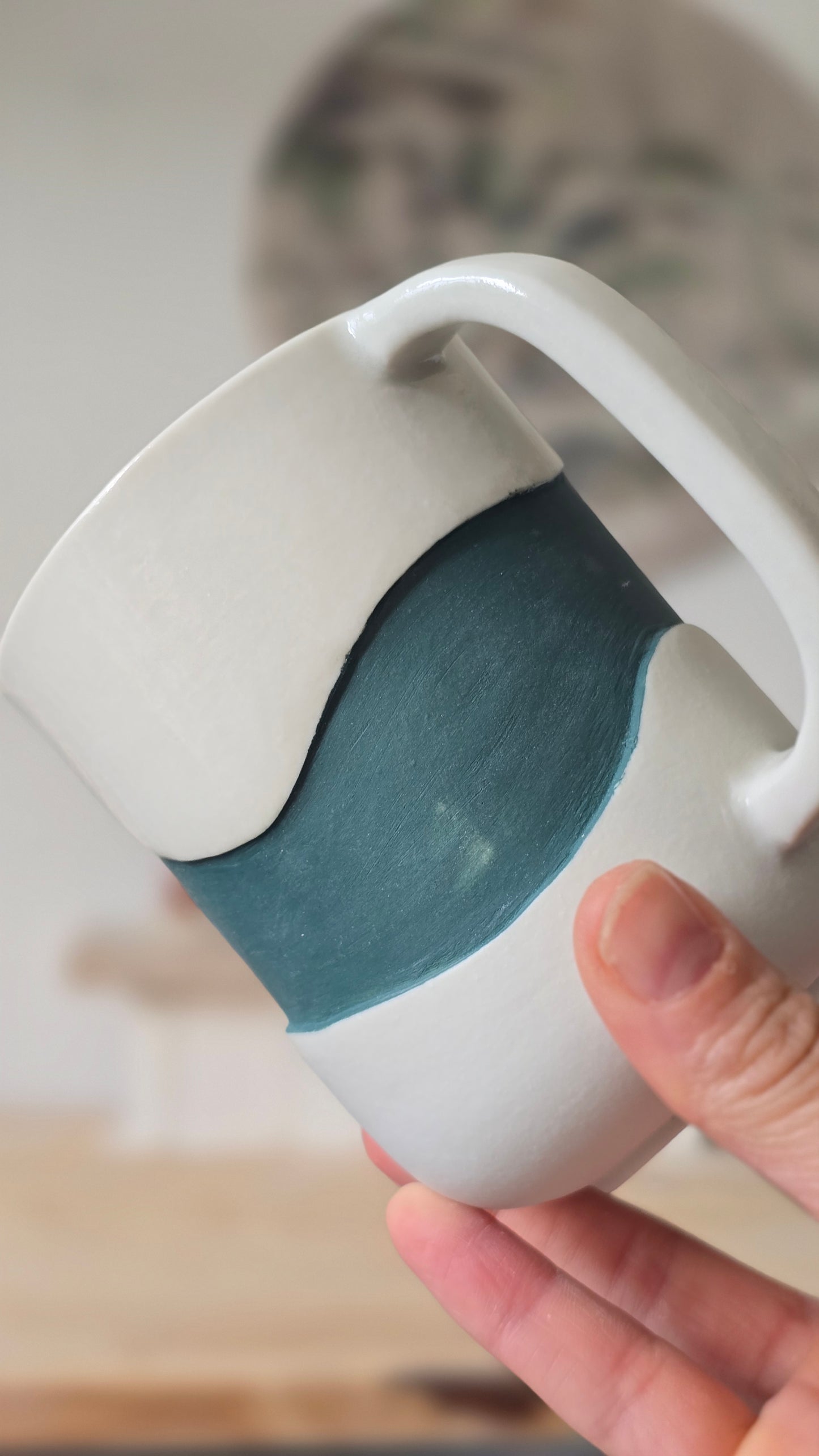 Mug Wavy vert