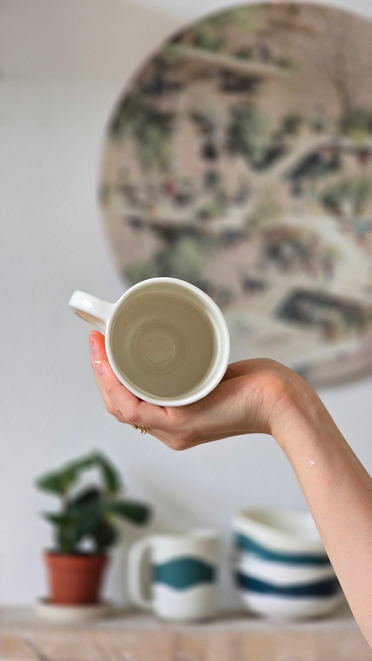 Mug Wavy orange