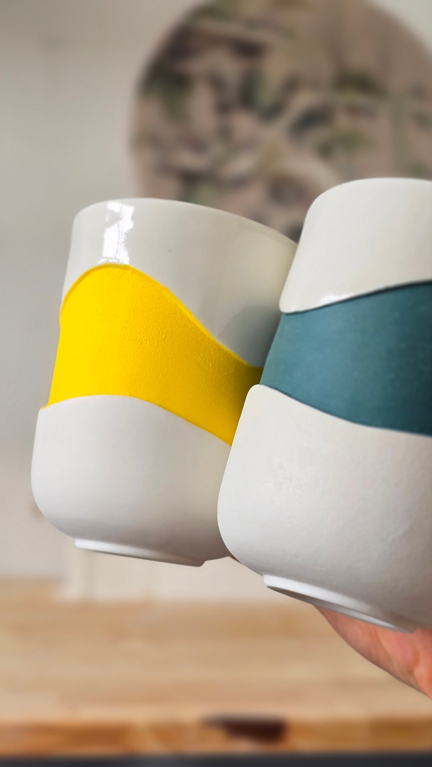 Mug Wavy vert