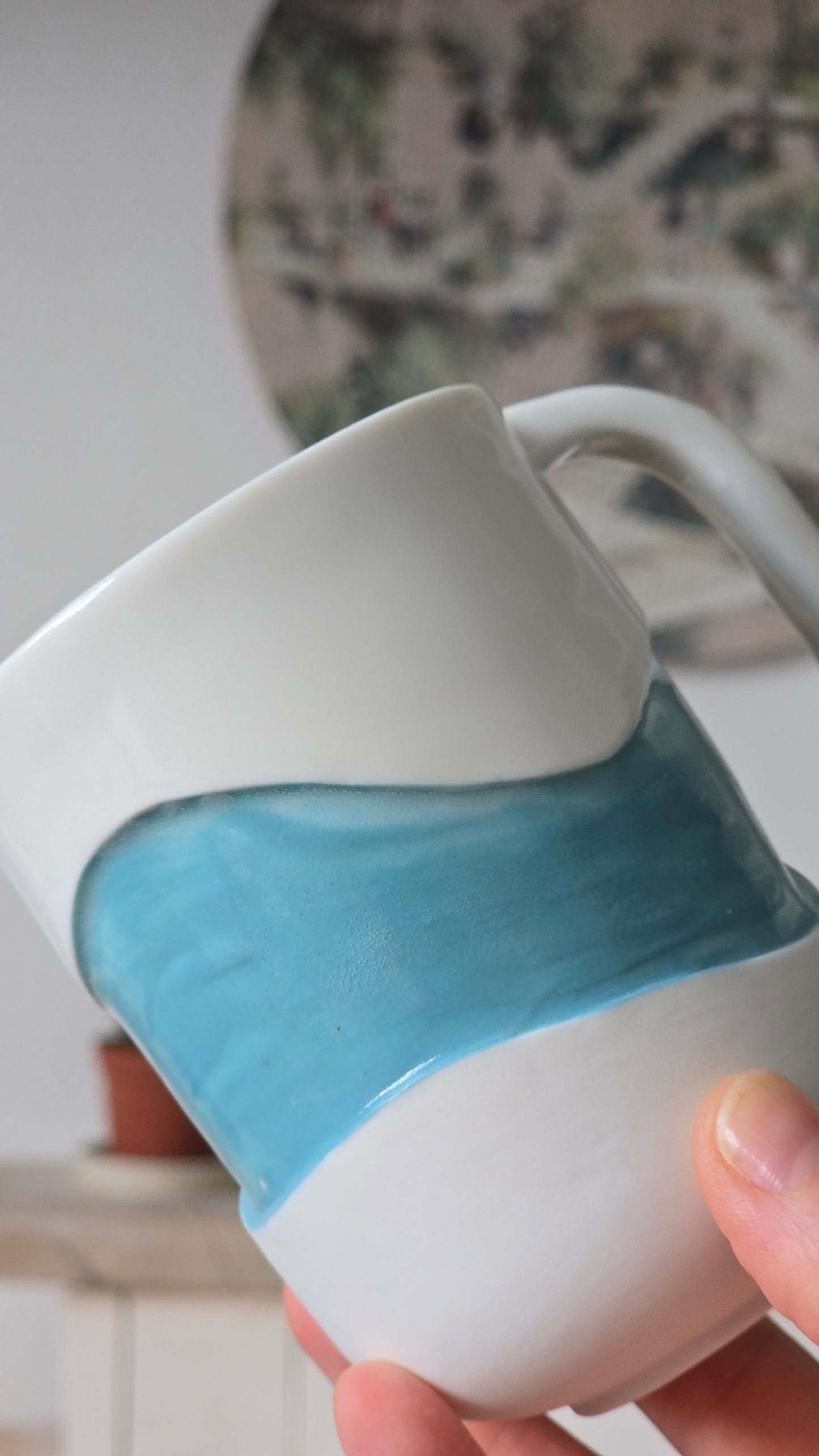 Mug Wavy bleu clair
