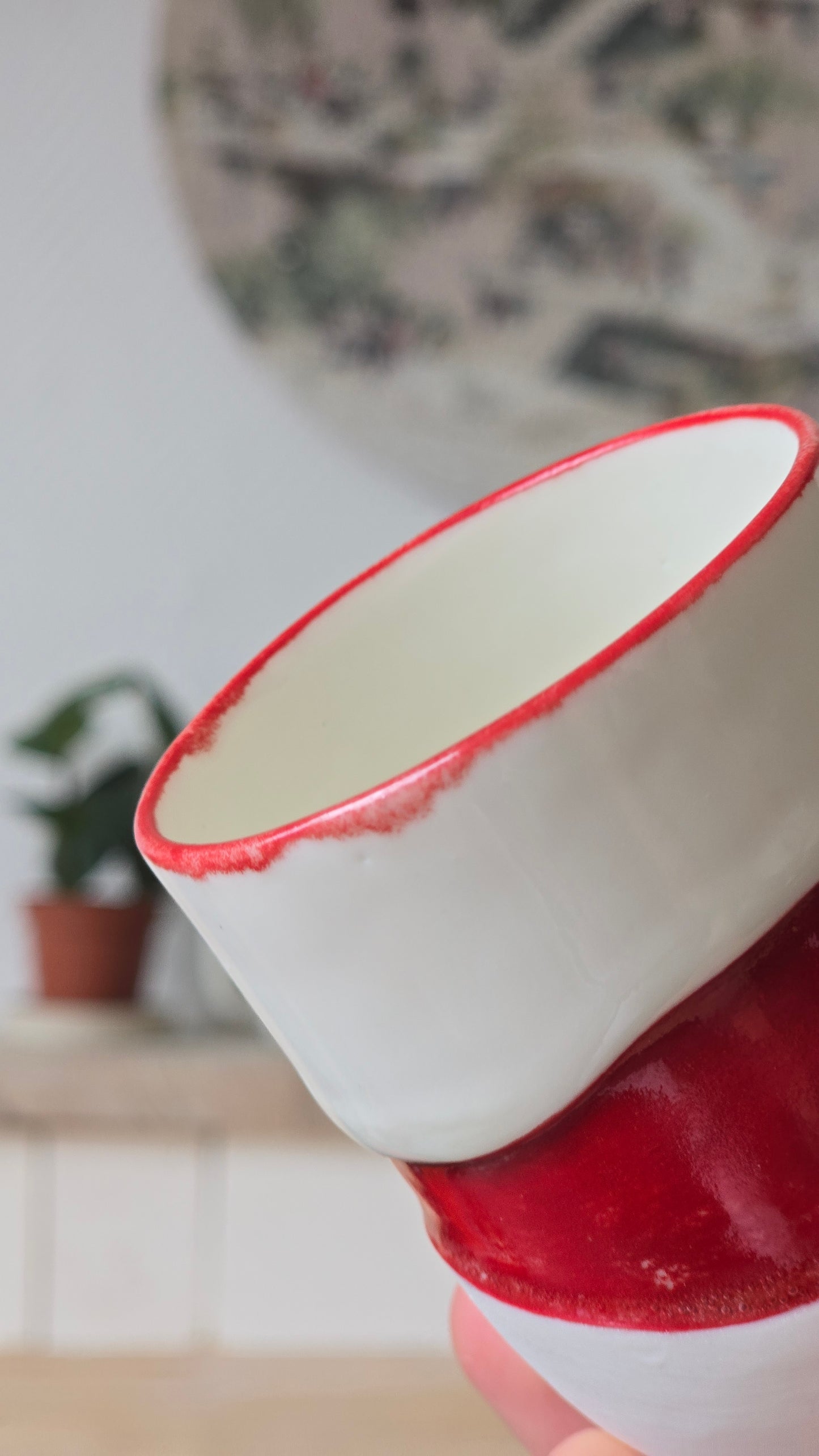 Tasse expresso Wavy rouge