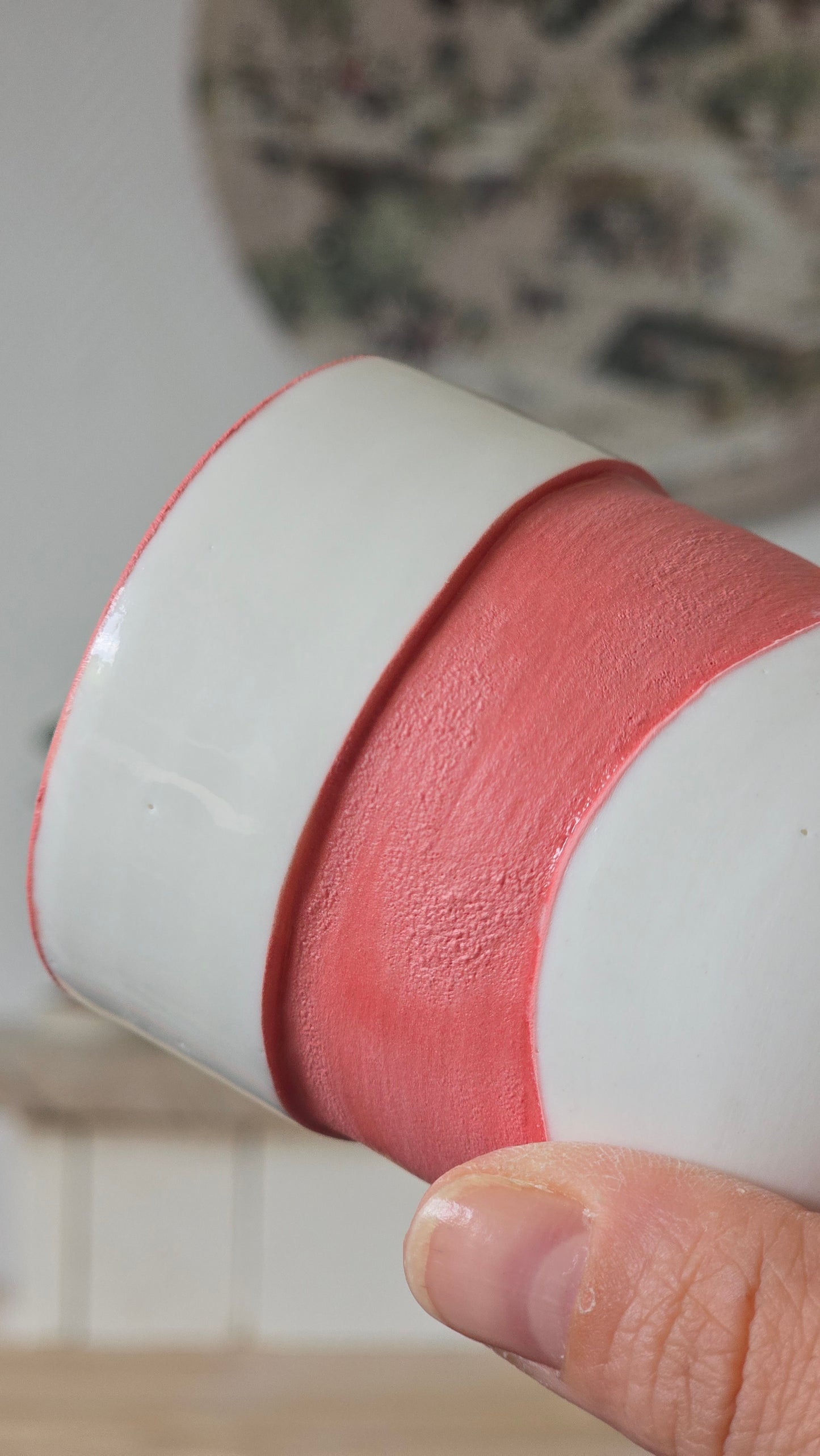 Tasse expresso Wavy rose