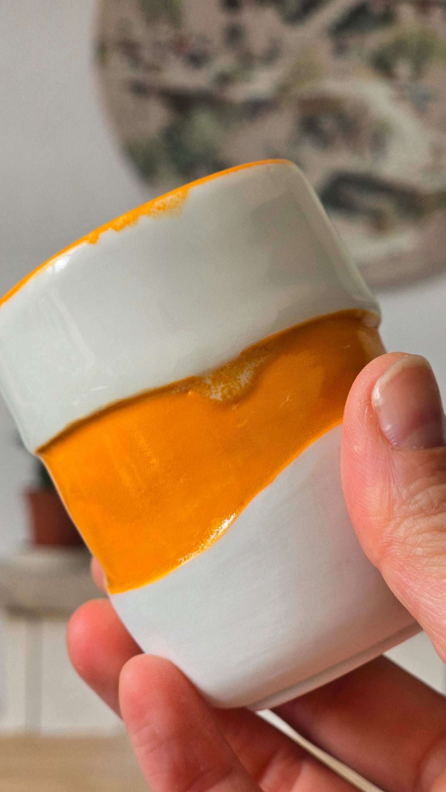 Tasse expresso Wavy orange