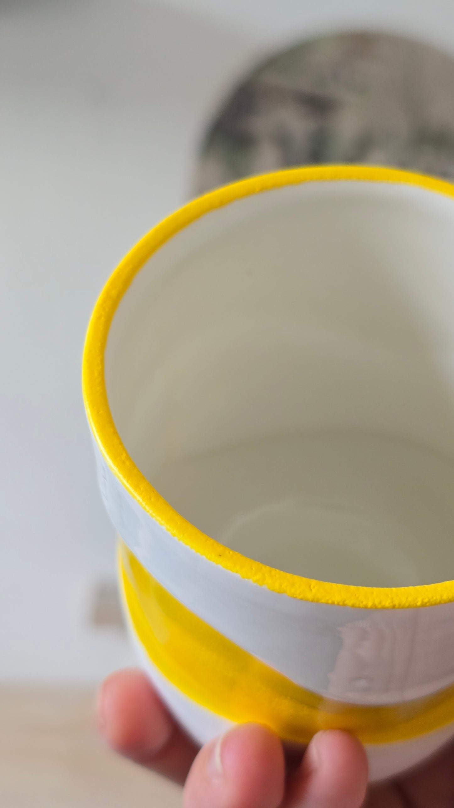 Gobelet Wavy jaune