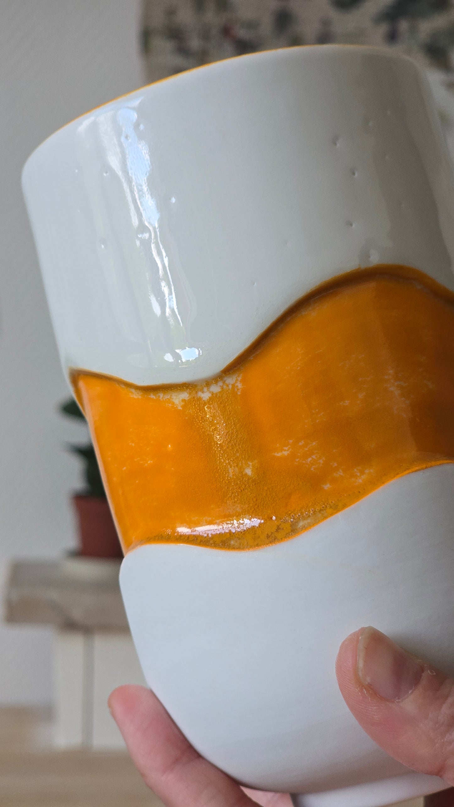 Grand mug Wavy orange
