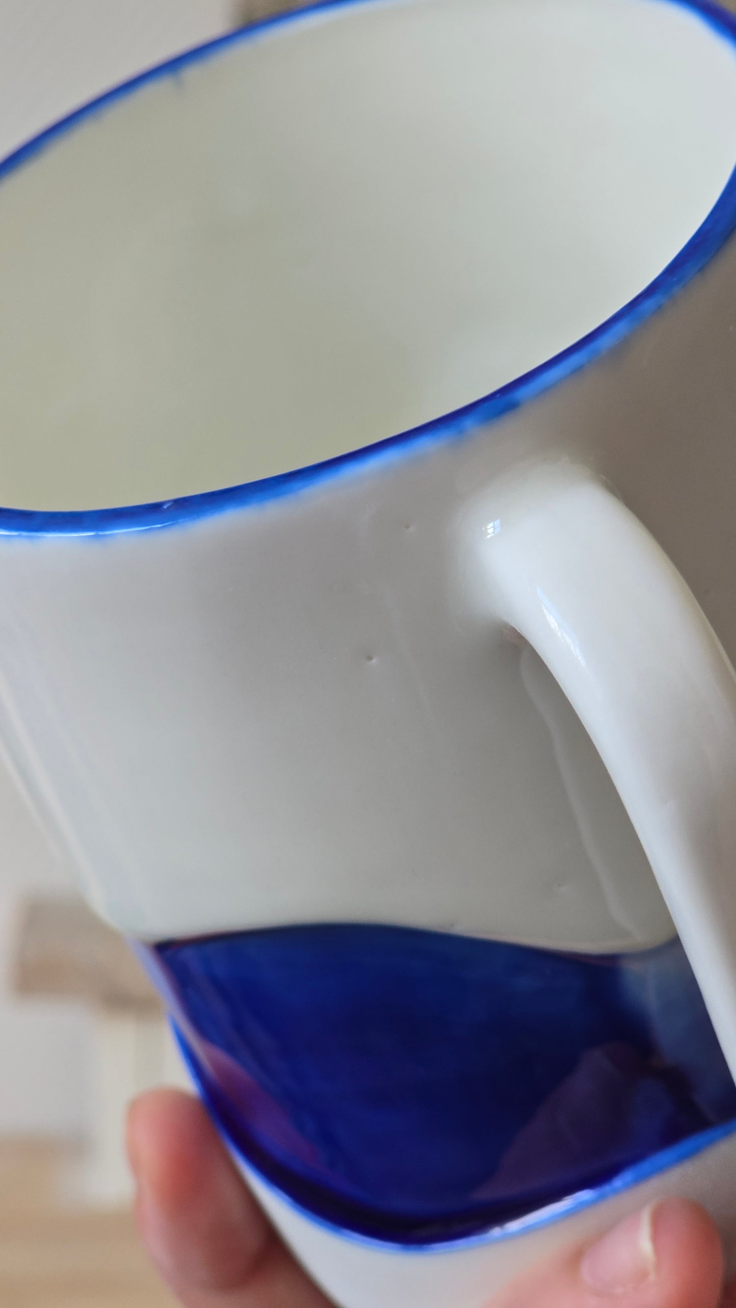 Grand mug Wavy bleu