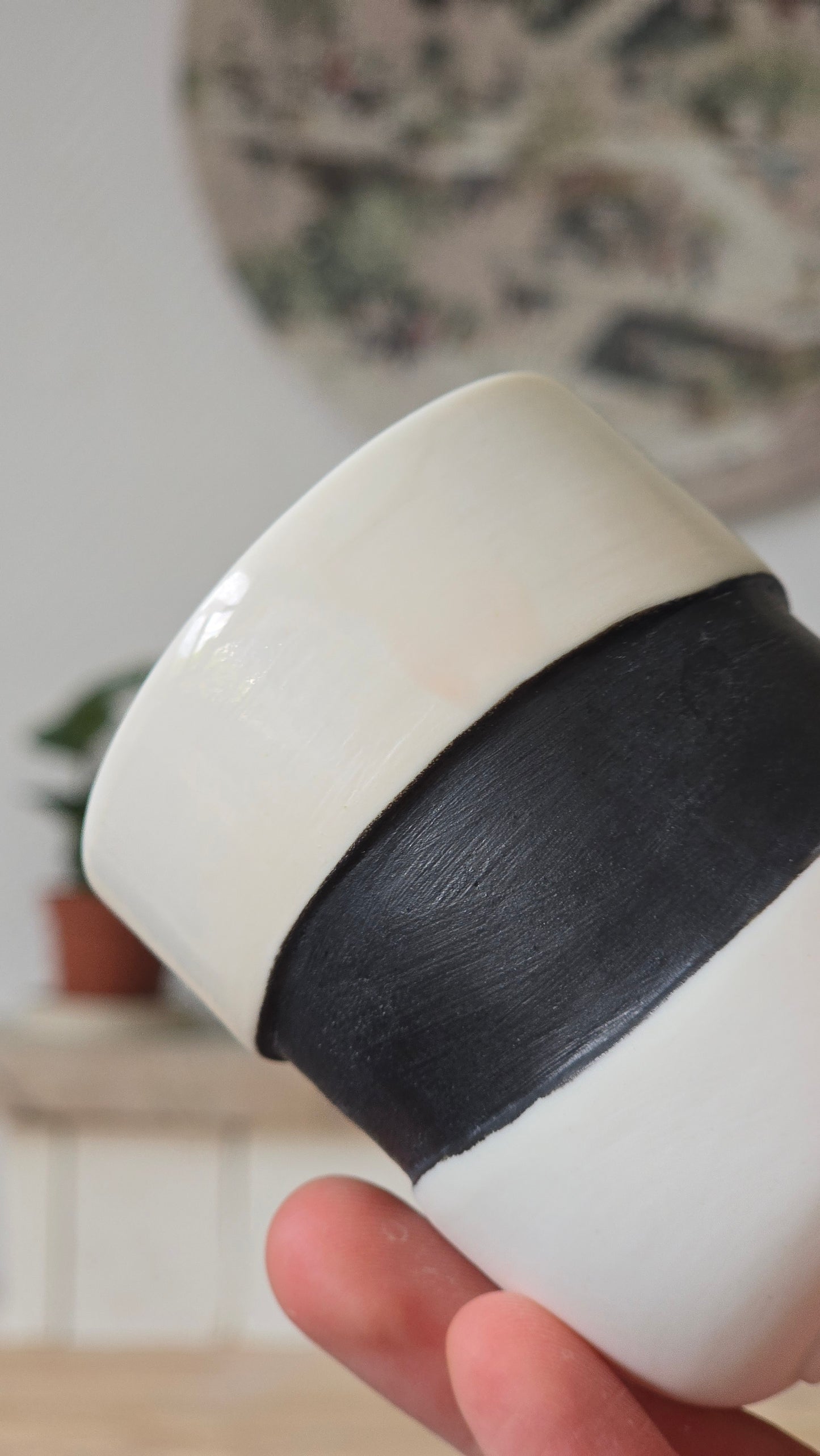Tasse expresso Wavy noire