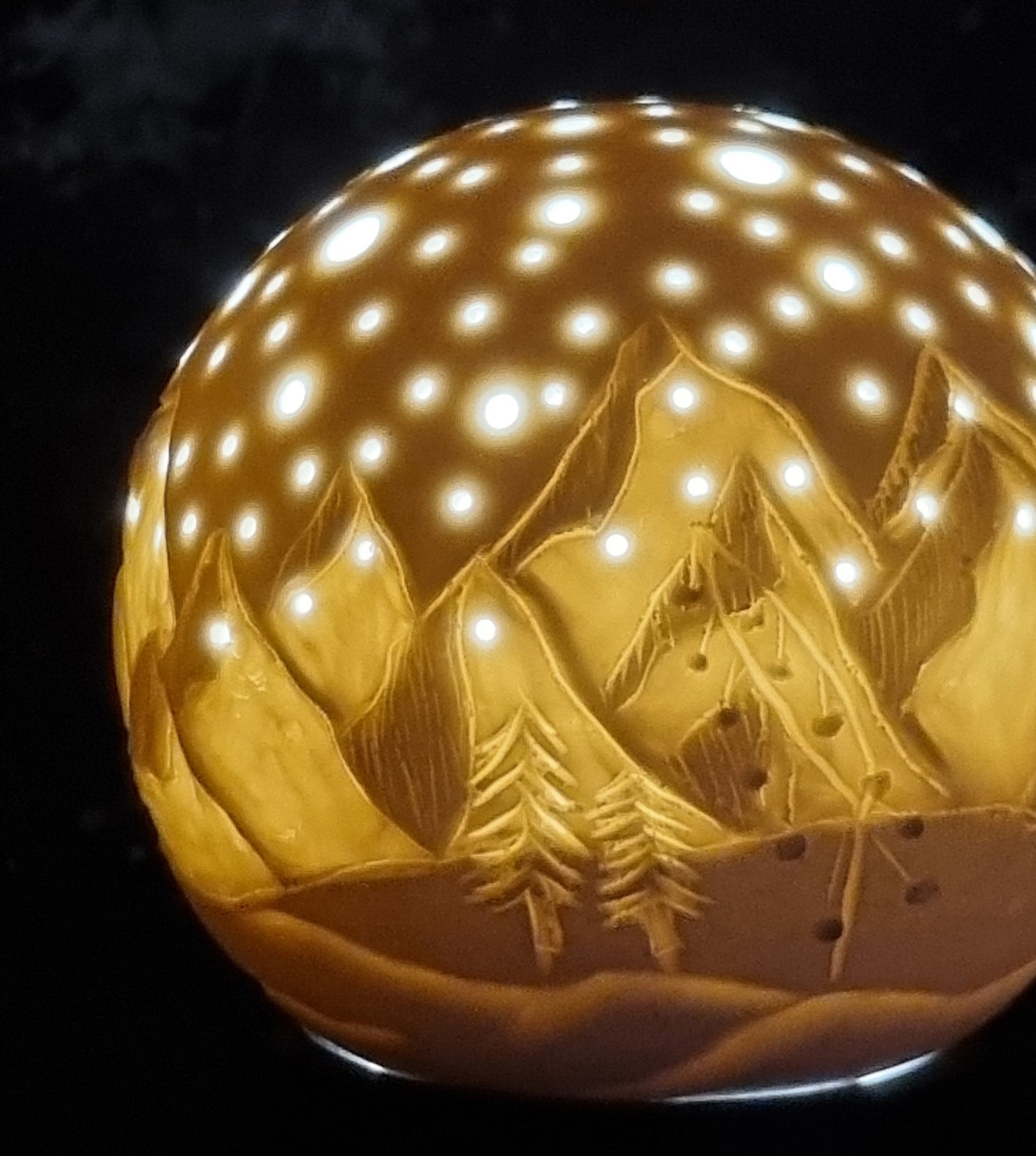 Sphère Lumineuse "Montagne"