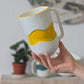 Grand mug Wavy jaune