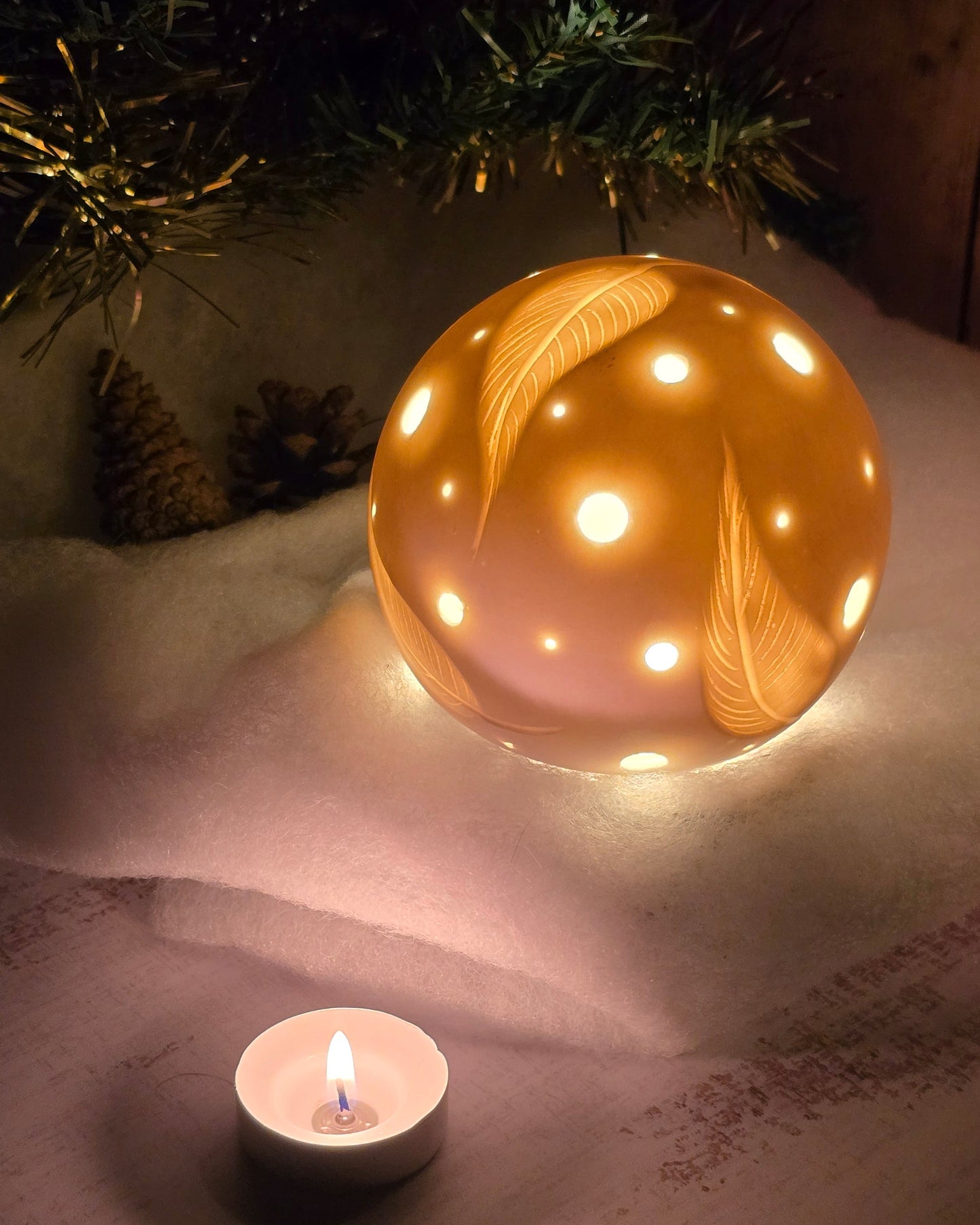 SPHÈRES LUMiNEUSES - PLUMES