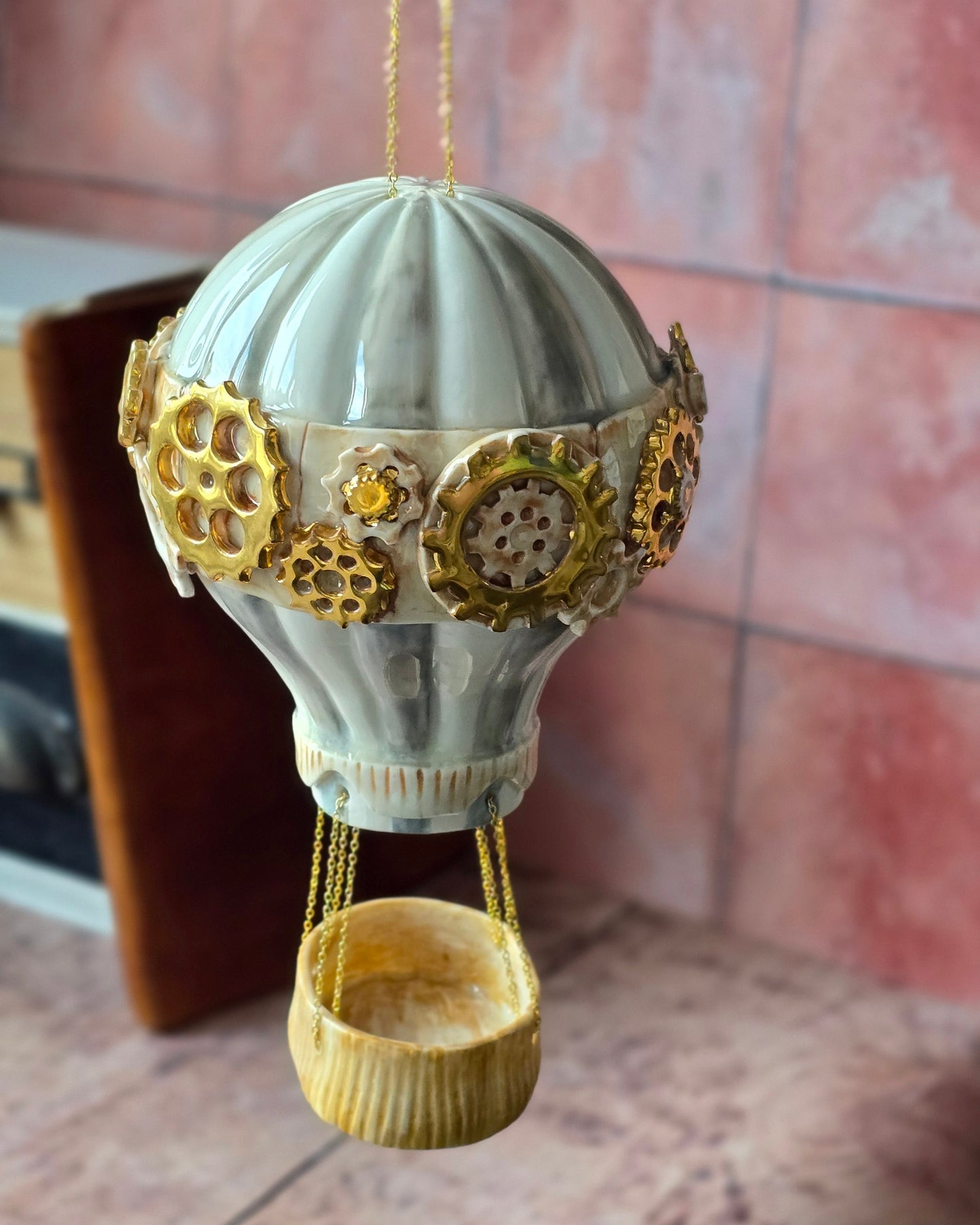 Montgolfière à suspendre "Steampunk"