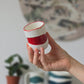 Tasse expresso Wavy rouge