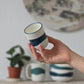 Tasse expresso Wavy vert/bleu