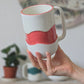 Grand mug Wavy rose