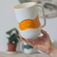 Grand mug Wavy orange