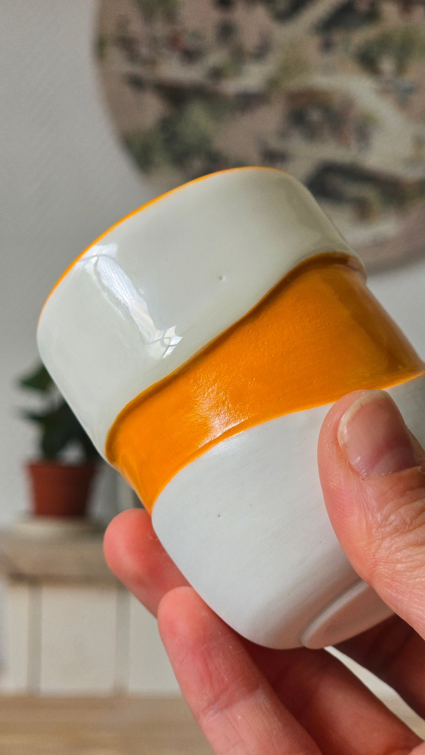 Tasse expresso Wavy orange