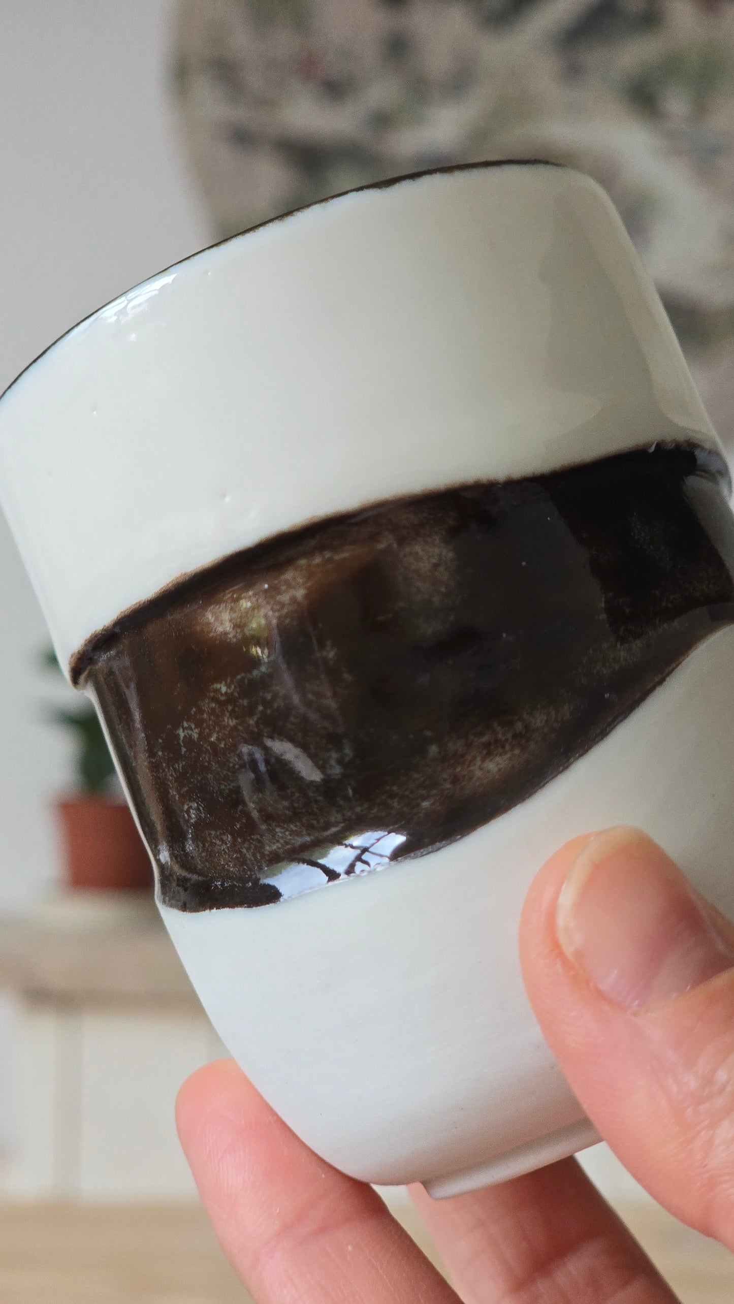 Tasse expresso Wavy noire