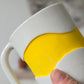Mug Wavy jaune