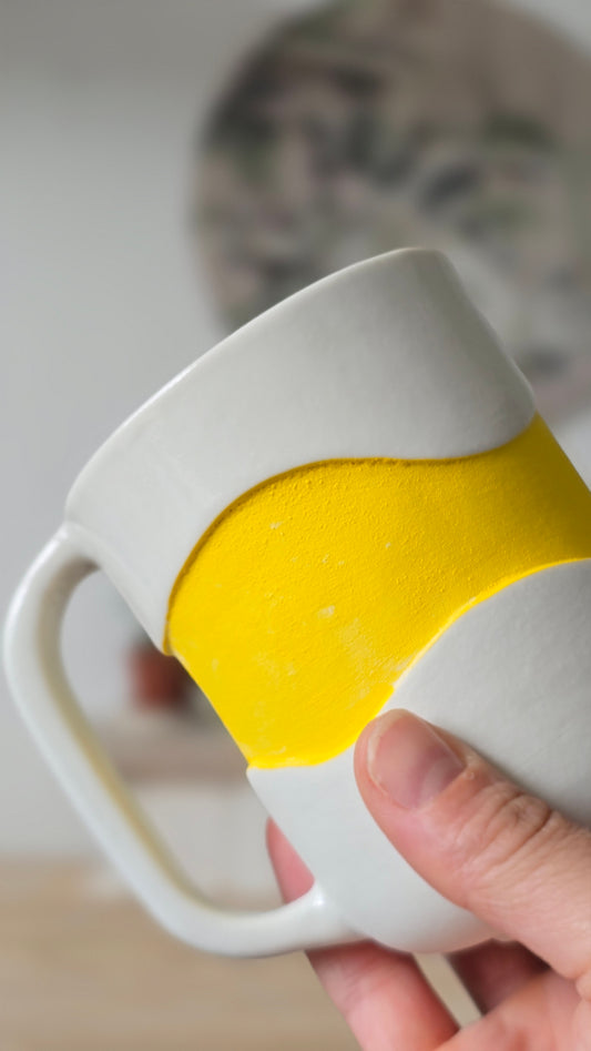Mug Wavy jaune