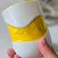 Gobelet Wavy jaune