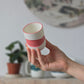 Tasse expresso Wavy rose