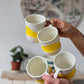 Mug Wavy jaune
