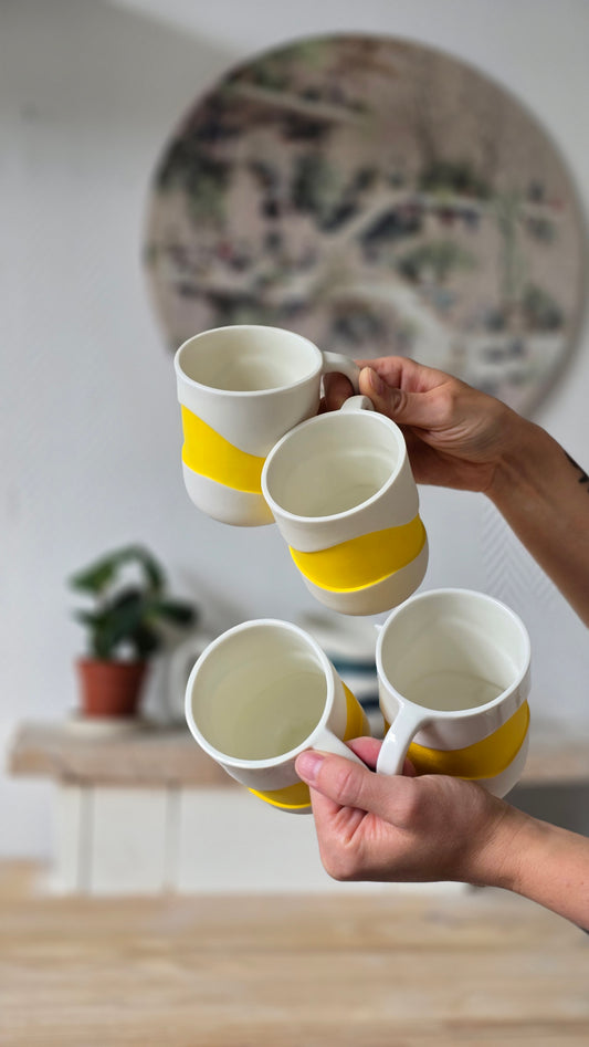 Mug Wavy jaune
