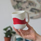Mug Wavy rouge