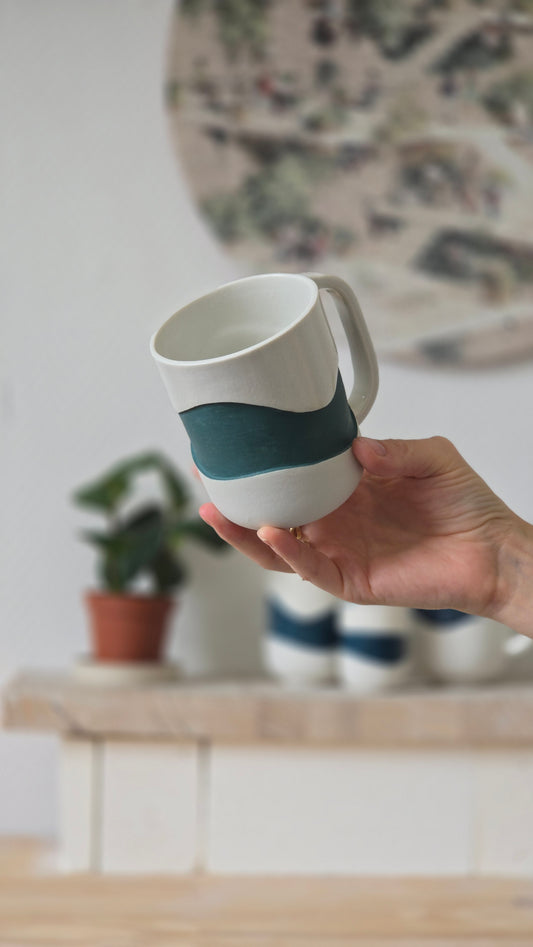 Mug Wavy vert