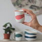 Tasse expresso Wavy rose